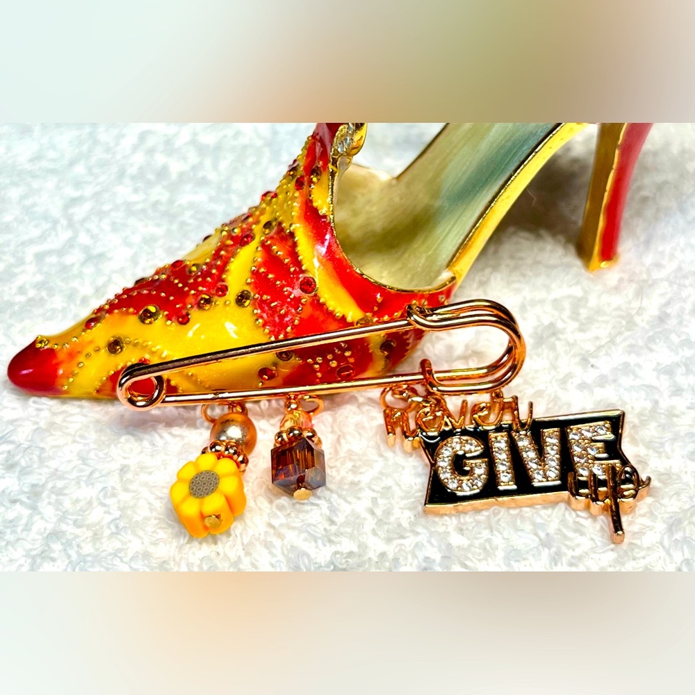 🌻☀️charms pin-brooch support/motivational